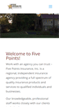 Mobile Screenshot of fiveptsins.com